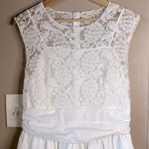 LUNA Lace Top Sleeveless Mini Dress